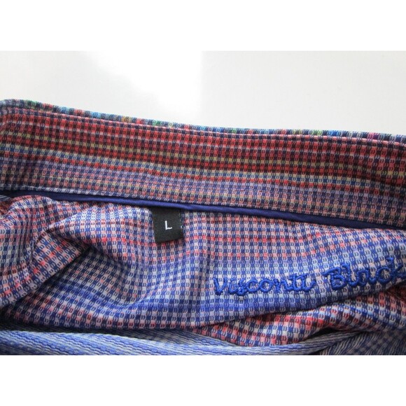 Luchiano Visconti Shirt Mens Large Long Sleeve Button Up Modern Pattern Dress Ca - Picture 7 of 12